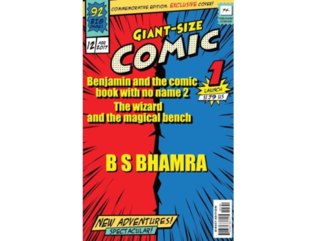 Livro Benjamin and the comic book with no name part 2 The wizard and the magical bench de B S BHAMRA (Inglês)