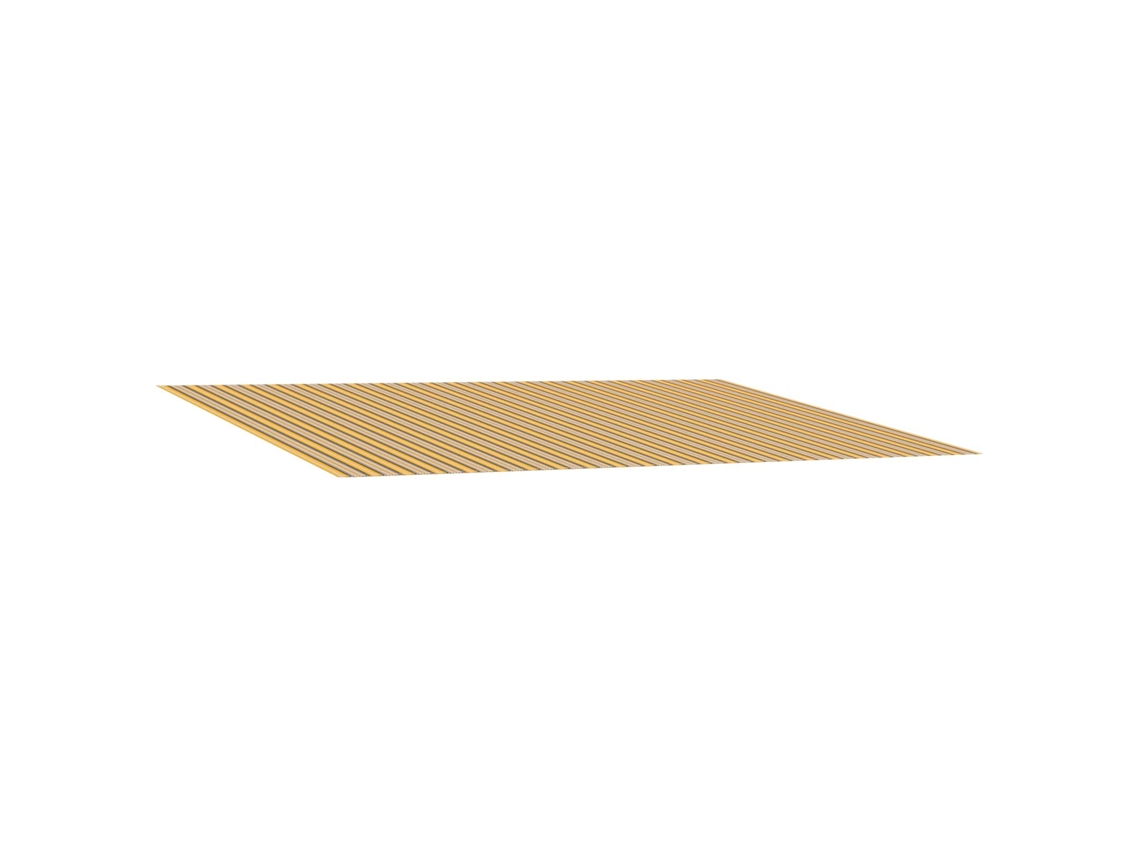 Conjunto 1 Tecido De Toldos Vidaxl Laranja Lona (300 X 250 Cm)