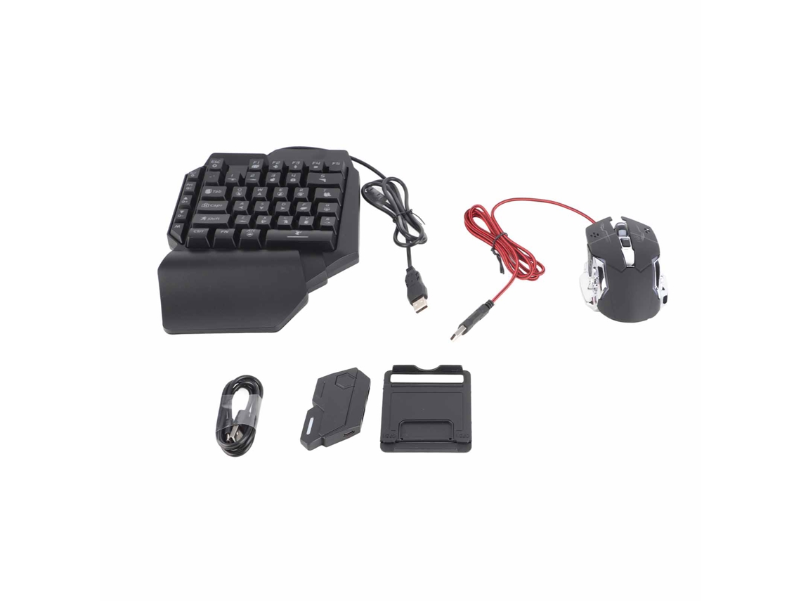 Combo Teclado e Rato Gamer LAXISCREED Rgb Mecânico 35 Teclas