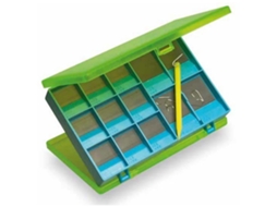 Caixa de Equipamento de Ímã Duplo Verde 14.7 X 9.1 X 2 Cmstonfo