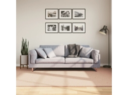 Vidaxl Tapete Pelo Curto Macio E Lavável Huarte 160x230 Cm Rosa-pálido