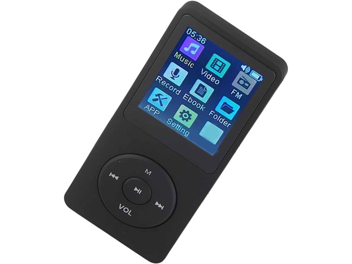 Reprodutor De Mp4 Portátil Com Tela Lcd 1, 8 Polegadas Reprodutor De Música Digital Fino Compatível Com Mp3, Wma, Flac