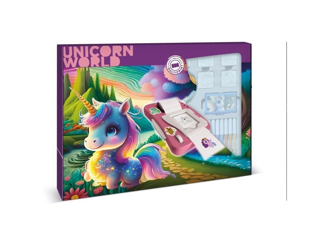 A Máquina de Adesivos - MULTIPRINT - 8978 - Unicórnios