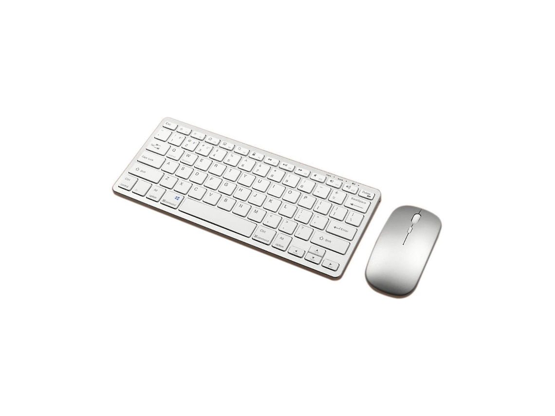 Teclado E Mouse Sem Fio Bluetooth Recarregáveis ​​com Três Modos De Funcionamento, Compatíveis Com Tablets E Mouses. Everley891