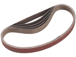 Sa355/b100g Pacote Com 5 Cintas Abrasivas, Grão 100, 20 X 520 Mm