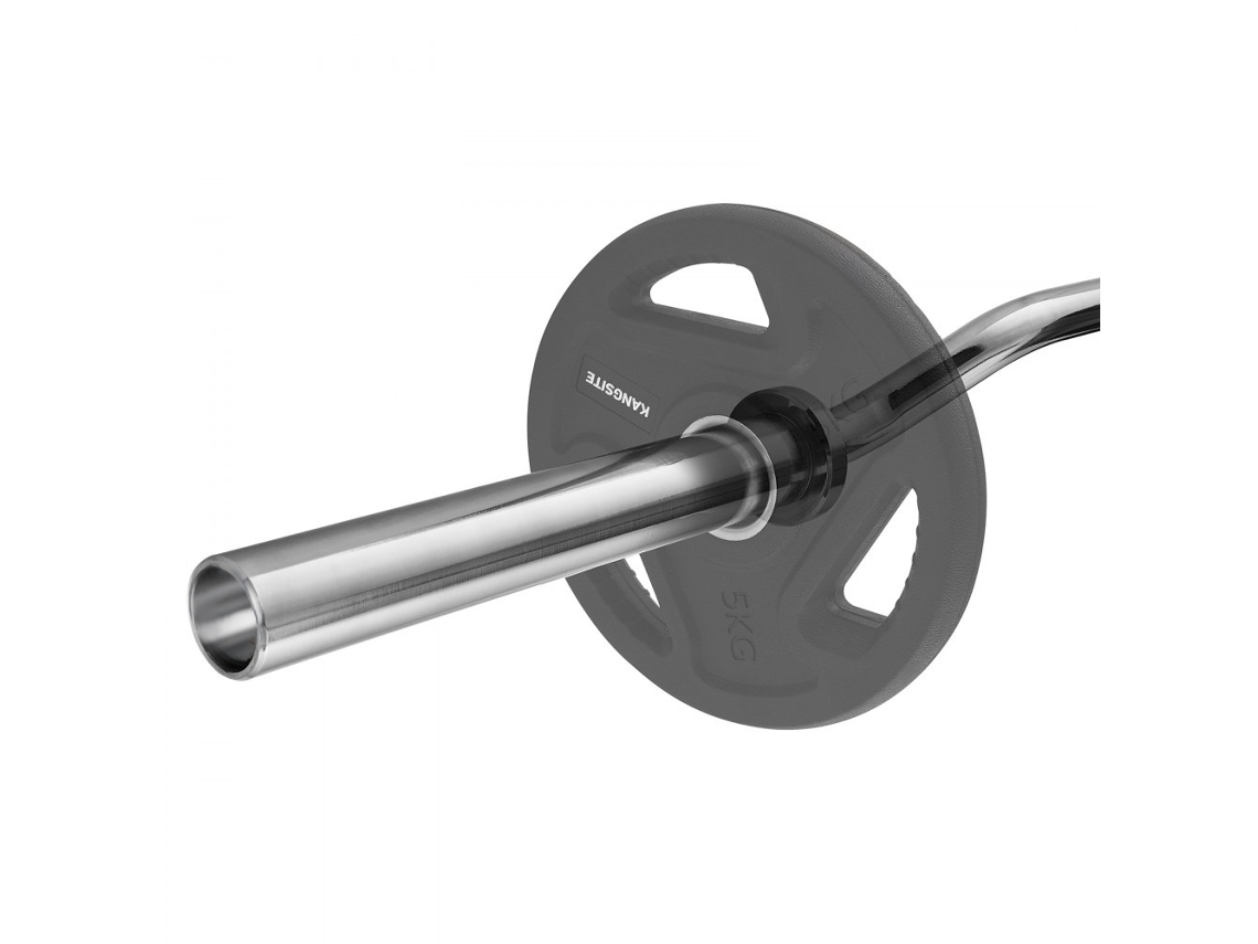 Barra Olímpica 2210 Mm Em Aço A3 Com Capacidade De 675 Kg Tekmaquinas