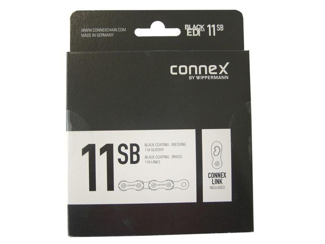 Corrente Estrada/Mtb Connex 11Sb 5.6 Mm 1/2 X 11/128 Preto 118 Linkswippermann