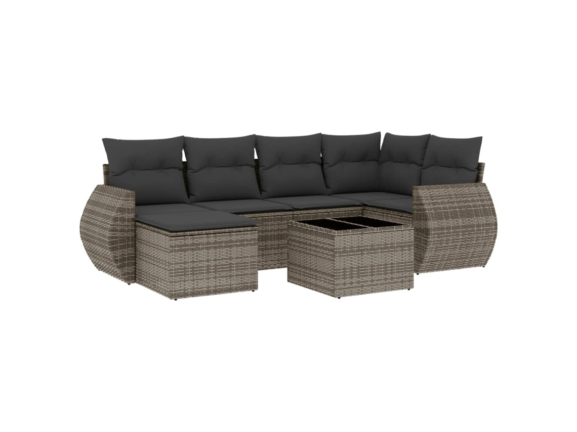 Garden Sofa Set, Garden Sofa Sets Vidaxl Cinzeto Rattan / Vime (n/a)