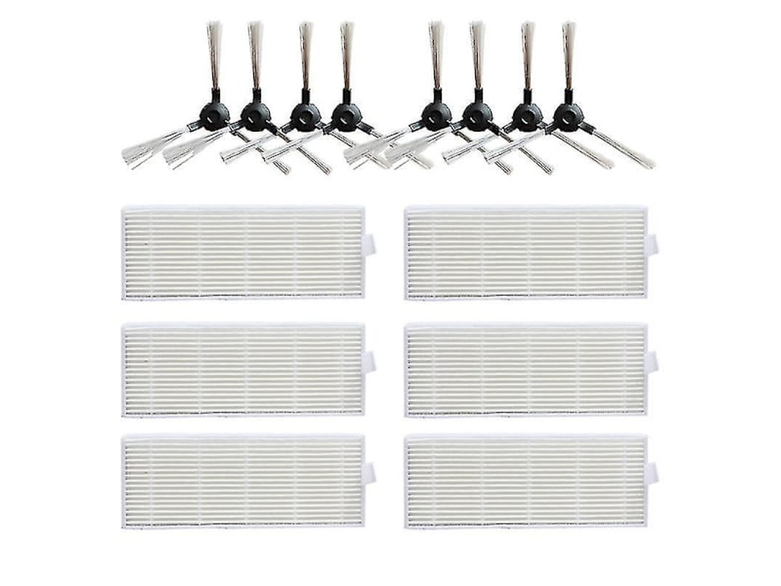 Escova Lateral Compatível Com Filtro Hepa Para Aspirador Robô Cleanmate S950. Peças De Reposição, Acessórios, Escovas, Filtro E Kit De Substituição