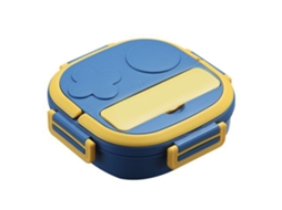 Recipiente De Comida De Acero Inoxidable Con 2 Compartimentos Para Almuerzo Grande Capacidad Azul Para Hogar Y Exterior