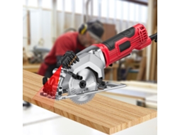Serra Circular Compacta 4,5" Laser 3700rpm Vermelha Eu
