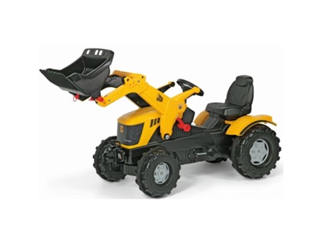 Trator JCB 8250 V-TRONIC ROLLYTOYS com Pá Carregadora