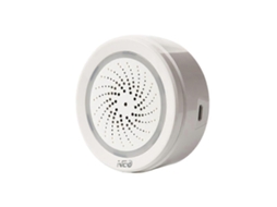 Lurelia Sirene Sem Fios 2 Em 1 Tuya Smart Life Com Sensor De Alarme, Som E Luz, Suporte Para Sirene