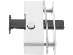 Fechadura De Porta Deslizante Inoomp Em Liga Zinco Com Fecho Liso Prateado E Estilo Moderno Residências Bares