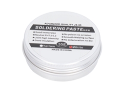 Pasta De Soldadura Com Colofonia Flux De Baixa Temperatura Sem Limpeza Acessórios De Soldadura Branco 55g