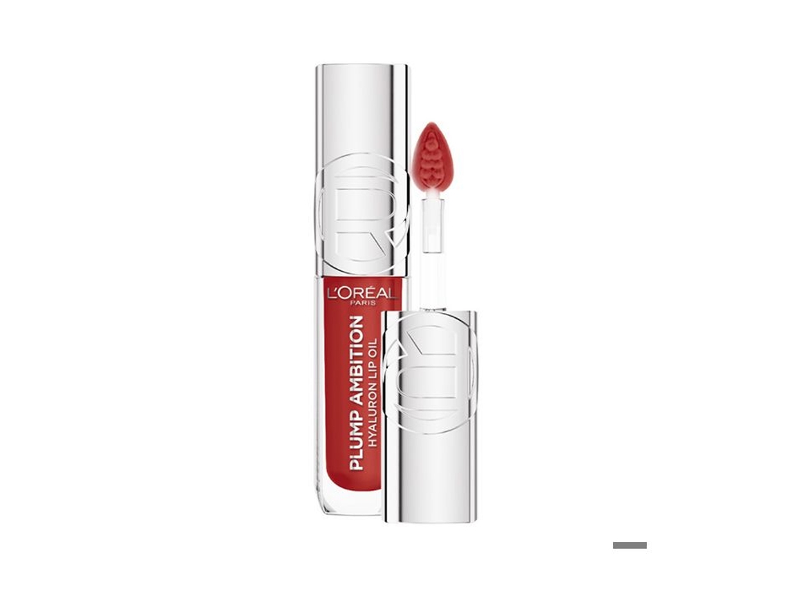 Plump Ambition Óleo Para Lábios Rejuvenescedor Com Ácido Hialurônico Cherry Cherie Loréal Paris