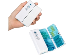 Conjunto De 2 Porta, Comprimidos Magnéticos Dobráveis, Caixa Portátil Para Armazenamento De Comprimidos Com 7 Compartimentos, Ideal Para Viagem
