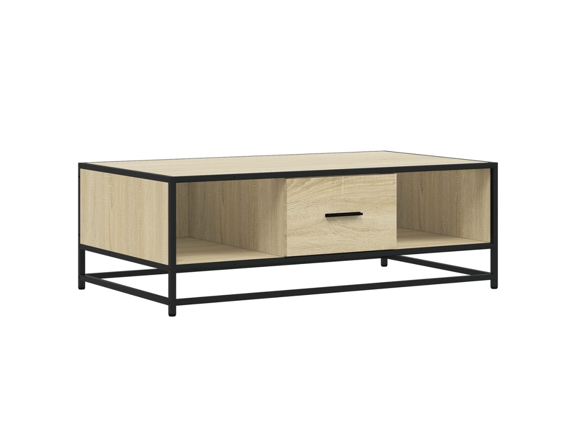 Mesa de Centro Derivados de Madeira/Metal Carvalho Sonoma MAISON EXCLUSIVE (100x57x35 cm)