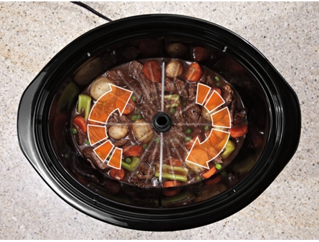 Máquina de Cozinha Slow Cooker CROCKPOT Csc012x-01 (5.7 L) — 5.7L | Pré-programação: 20h