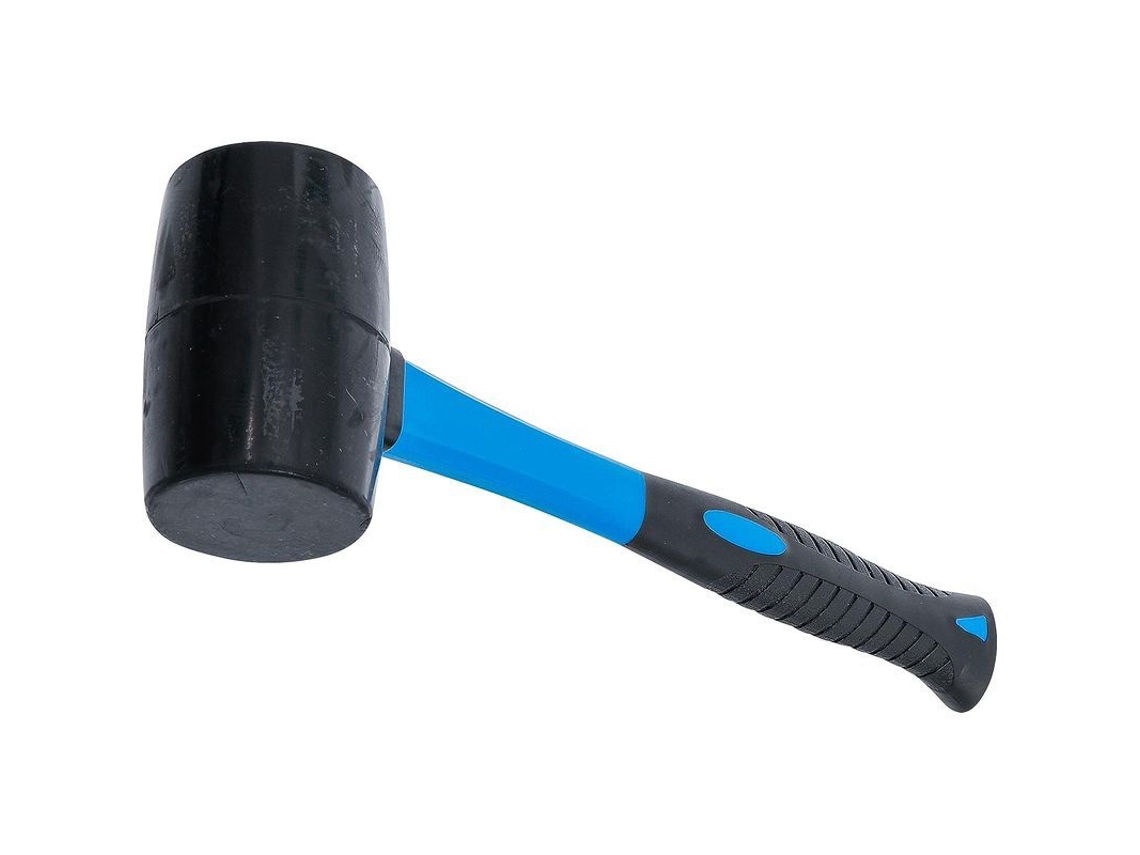 Mazo de Goma com Cabo de Fibra de Vidro 750g S/MARCA