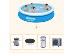 Bestway Piscina Bestway Fast Set Redonda - 366x76 Cm - 5-peças S203