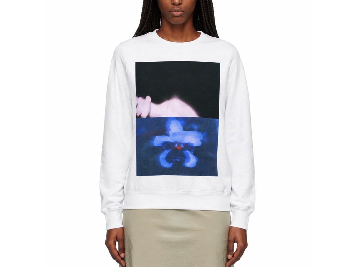 Rockinstone Self Portrait White Classic Sweatshirt Unique Designer Style