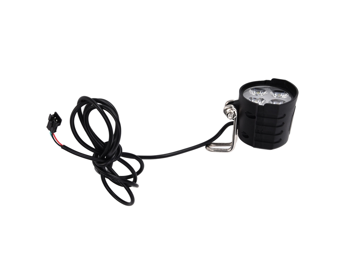 Farol dianteiro Led com buzina 2 em 1 para motocicleta, scooter, carro elétrico 12-80v | S/MARCA