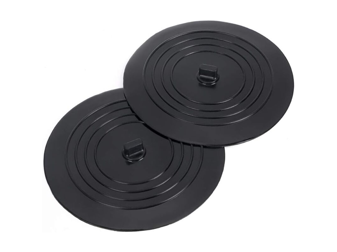 Conjunto de 2 Tampões Silicone para Ralos, 15cm BRILVIBERA