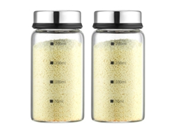 Conjunto de 2 Frascos de Especiarias 200Ml com Furos para Temperos NEVEANCE