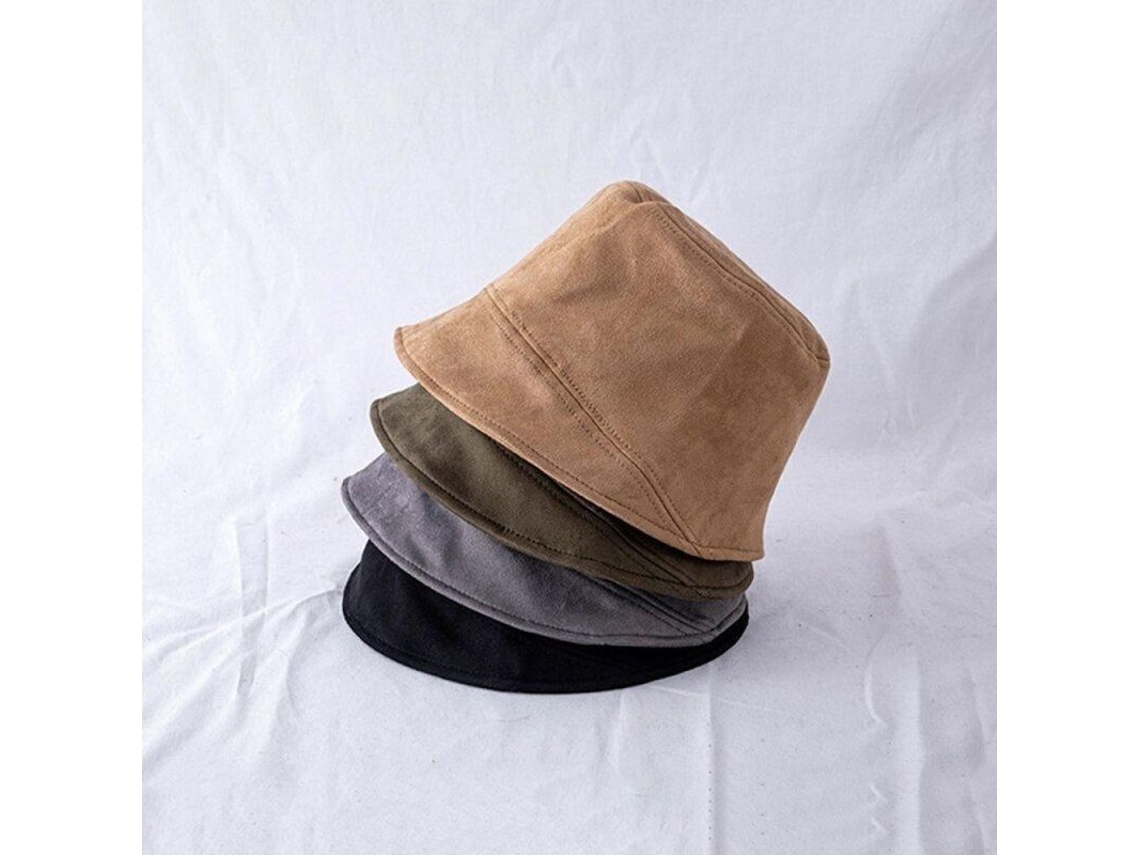 2026-gorra Unissex De Cubo Verão Primavera Com Ala Larga Gorro De Sol Exterior Qualidade Superior Presente Pzj Gris Gamuza
