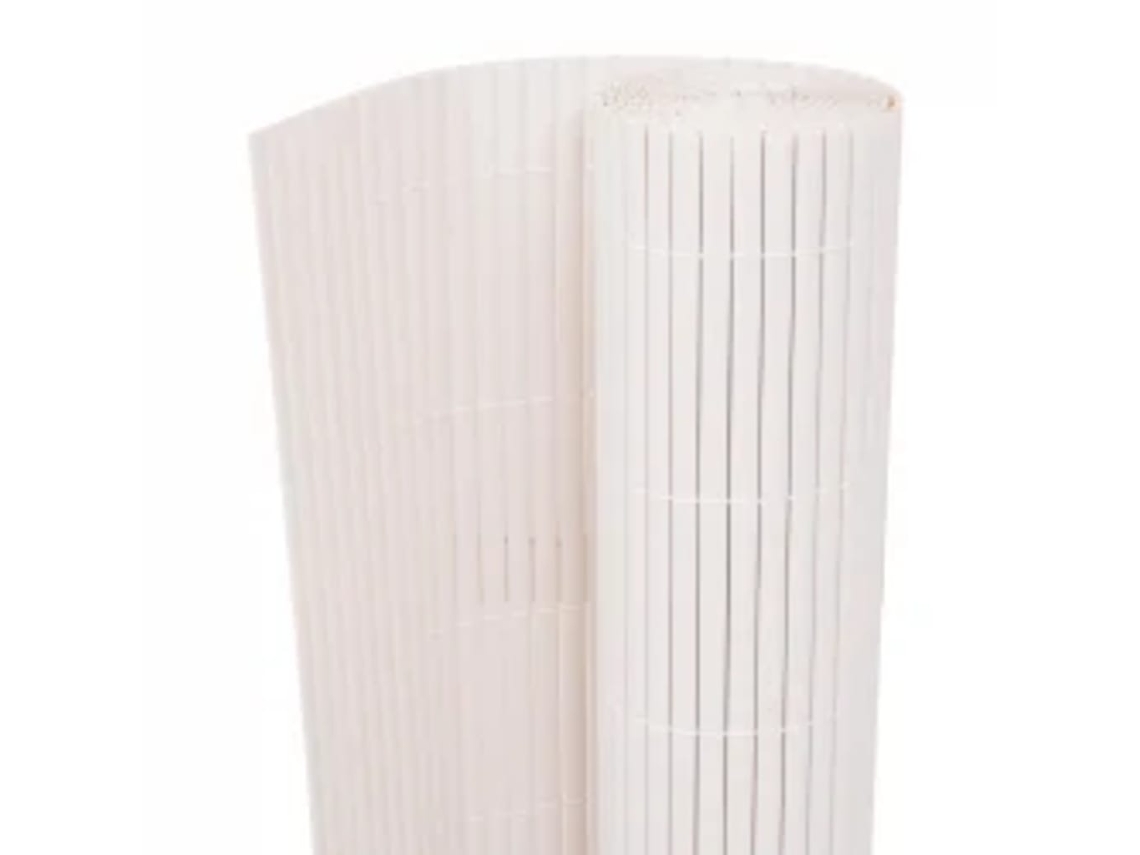 Cerca de Jardim Dupla Face 90x400 Cm Branco MAISON EXCLUSIVE