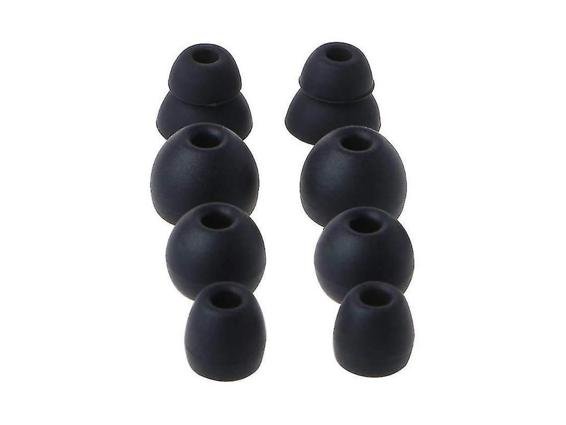 PONTES de Silicone YURU para Powerbeats Pro, 4 pares, Tamanhos S/M/L, Preto