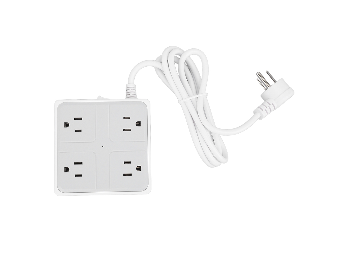 Tira de Tomada LAXISCREED com Plugs Planos 3 Portas Usb 1250w