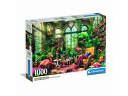 Puzzle The Greenhouse Library 1000 Peças Clementoni
