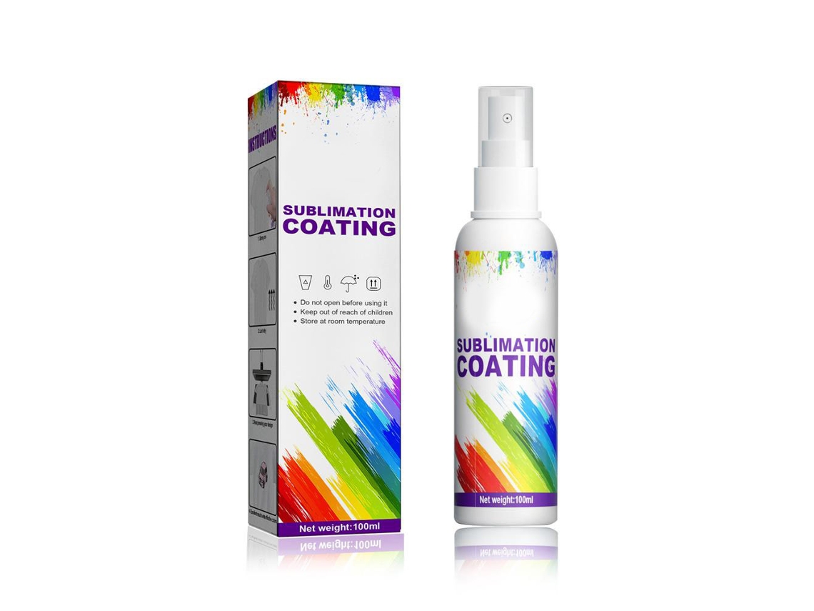 Ats spray de Recubrimiento de Sublimación 100ml para Camisetas, Resistente Al Desgaste Y Anti Manchas, Multiusos