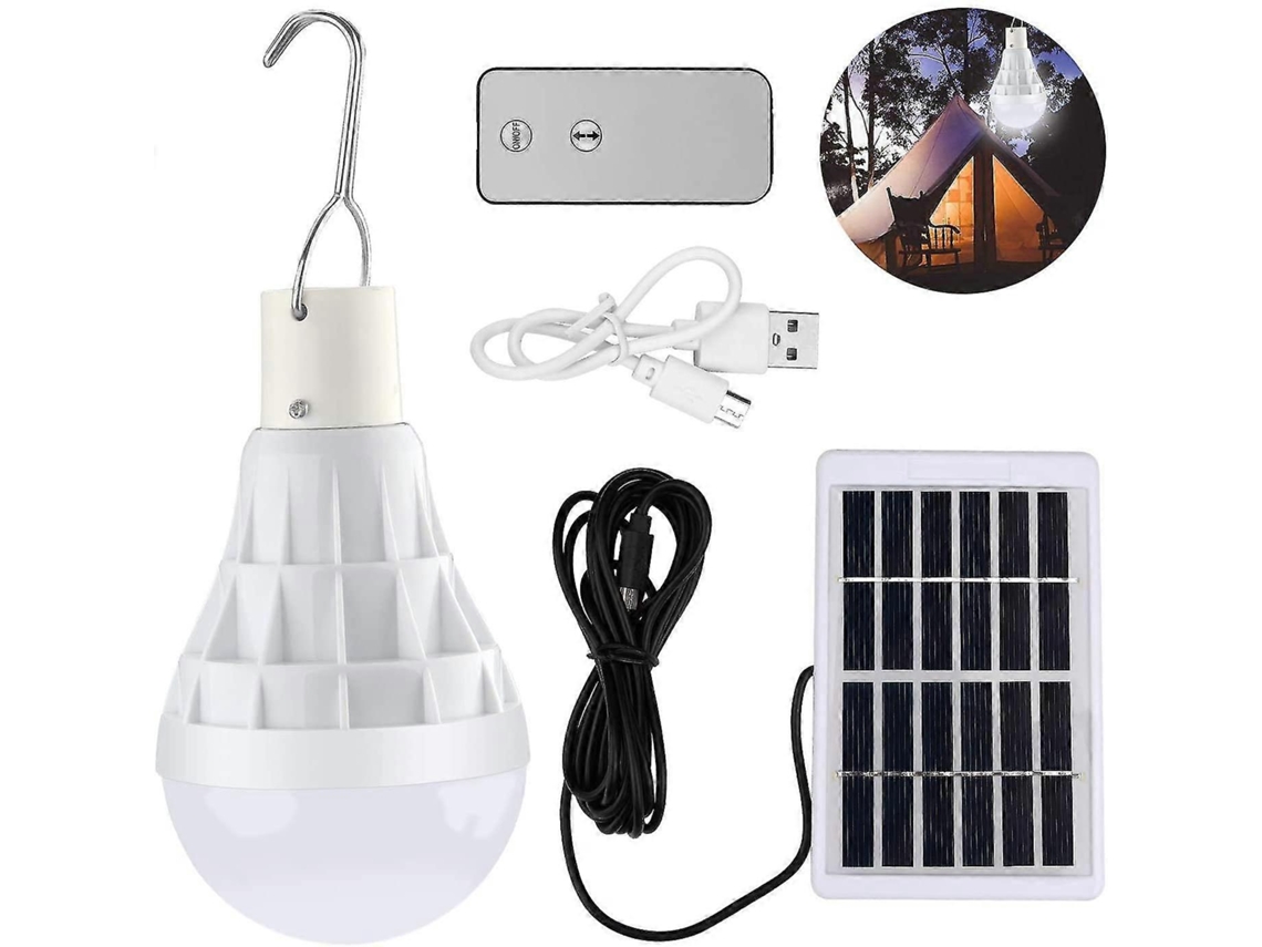 Lâmpada Led Solar, Lâmpada De Emergência Solar Recarregável Olysi Shop