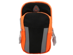 Bolsa Para Braço De Telefone Impermeável Para Academia Corrida Escalada Outdoor Unissex Com Múltiplos Bolsos Preta