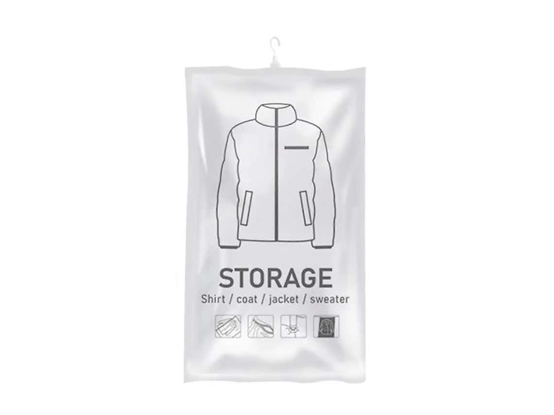 Sacos De Armazenamento A Vácuo Para Pendurar, Economizar Espaço, Pendurar Pa Ra Roupas Como Ternos, Vestidos E Jaquetas.