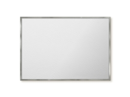 Magnetic Glass Board Brown Wood For The Hall Espelharte (100x70 Cm)