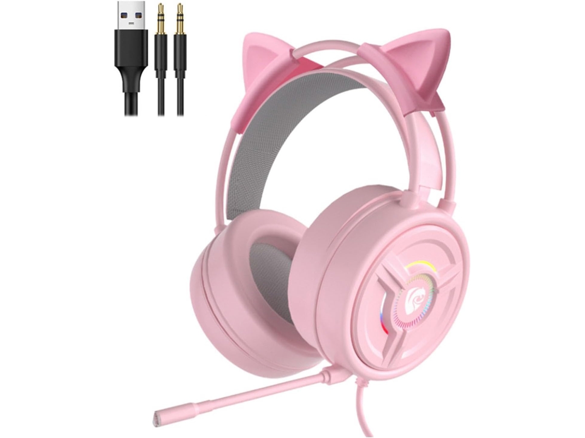 Casque De Jogo Para Nivelador Com Redução Ruído, Luzes Coloridas Divertidas Uma Imersão Total Em Jogos Hd E