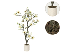Planta de Magnólia Artificial, Design Realista, Uso Interno e Externo, 5ft 152cm OEM