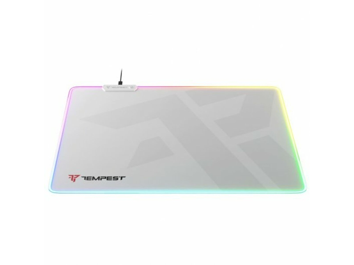 Tapete de Rato TEMPEST Tp-Gmp-Rgb-Mw Branco