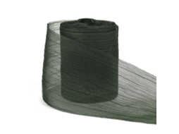 Fita de Lã Frisada de 4 Cm (5 Jardas), Ideal para Acessórios de Cabelo, Artesanato e Decoração. MDUG (verde)