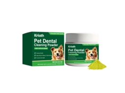 Pó para Limpeza de Dentes de Pets, Cuidados Diários e Hálito Fresco LAXISCREED