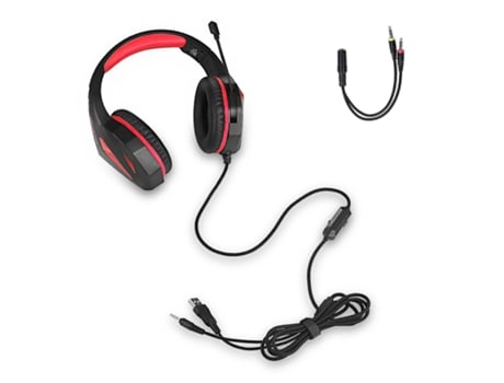 Auriculares Gaming Pc With Microphone J5 Usb 3.5Mm -Blue