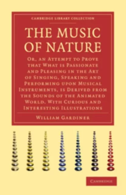 Livro The Music Of Nature De William Gardiner (inglês)
