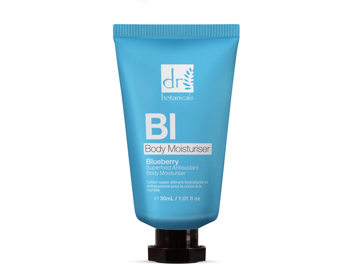 Creme de Corpo DR BOTANICALS Blueberry Superfood Antioxidant Body Moisturiser (30 ml)