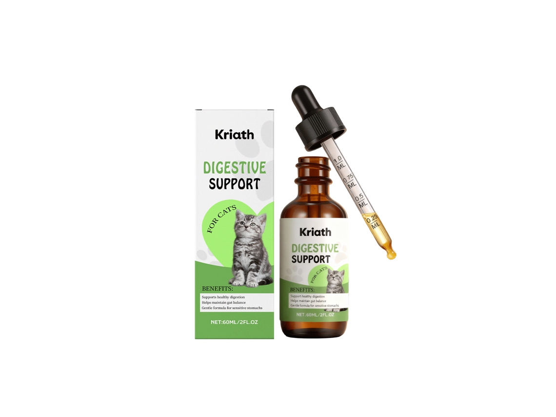 Gotas de Cuidado Intestinal em Gatos, Suave e Confiável LAXISCREED