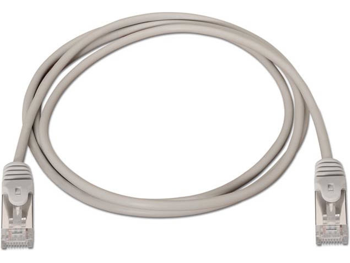 Cabo de Rede NANOCABLE (RJ45 - 1 m - Cinzento)