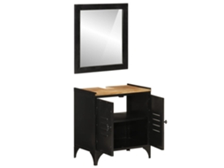 2 Pcs Conjunto de Móveis para Casa de Banho Ferro e Mangueira MAISON EXCLUSIVE